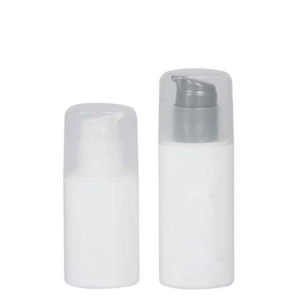 The airless bottle shape is oval, capacity is 30ml and 50ml