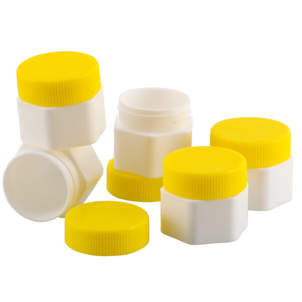 25g Hexagonal Plastic Empty Cosmetic Jars