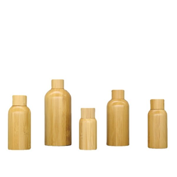 bamboo cosmetic bottle