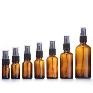 2oz Amber Glass Bottles Spray for Cosmetic Packaging