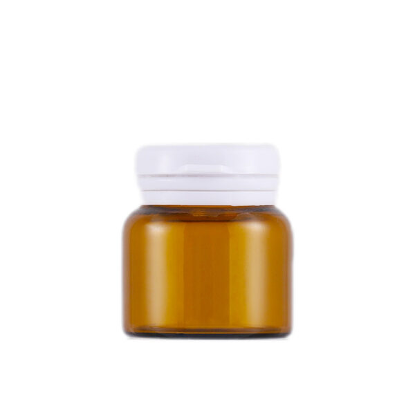 Tamper Evident Amber Glass Jars