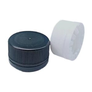 32mm Ribbed Tamper Proof Plastic Caps Wholesale and Bulk