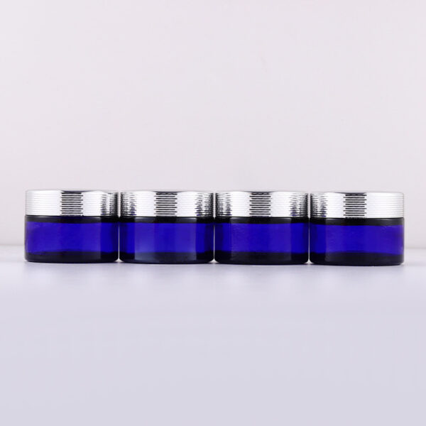 blue cosmetic jars wholesale