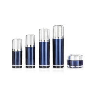 Blue Serum Pump Bottle Packaging Supplier