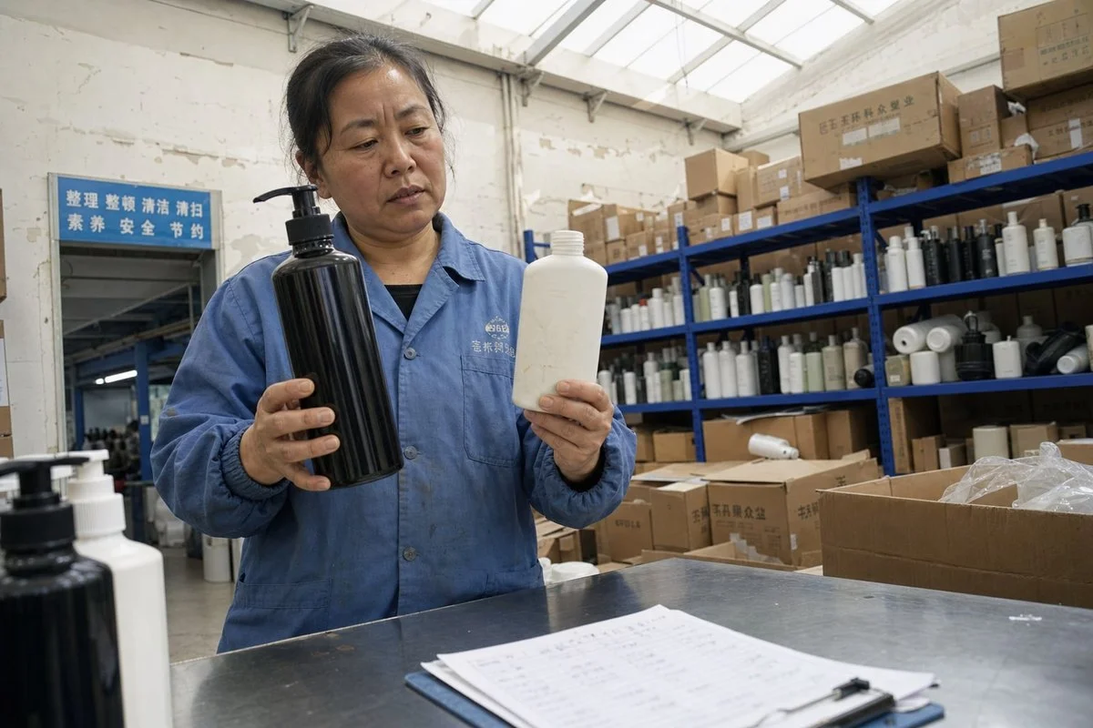 Comparison of PET and HDPE bottles for cosmetic packaging applications (ID#1)