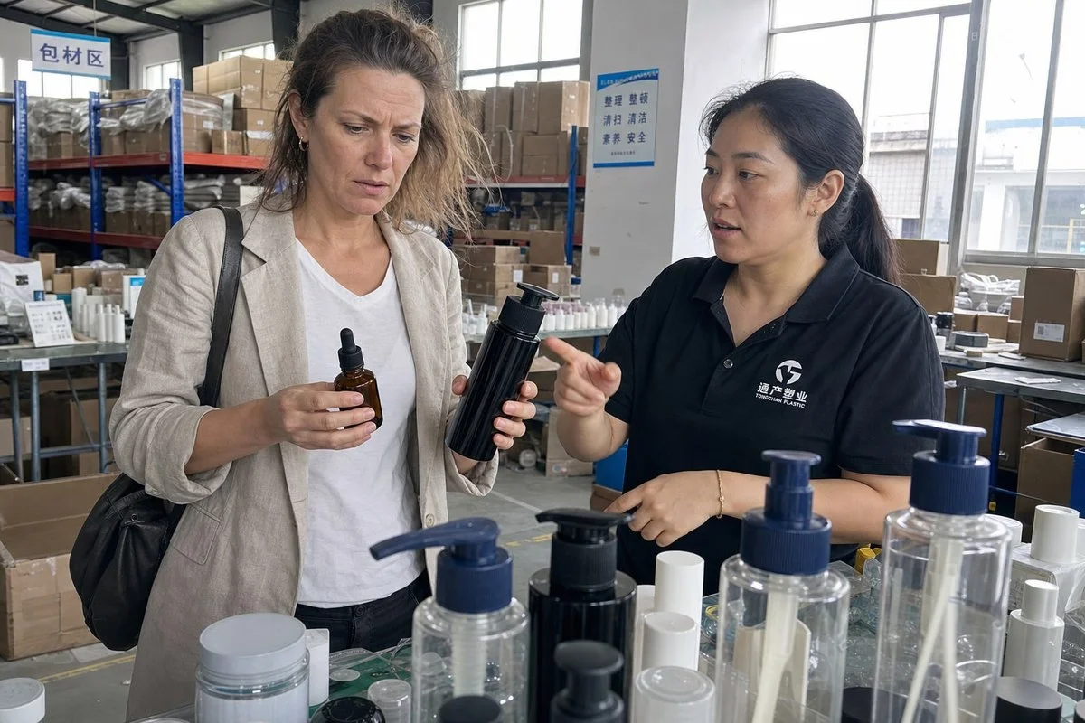 Comparison guide for choosing glass versus plastic cosmetic packaging for B2B buyers (ID#1)