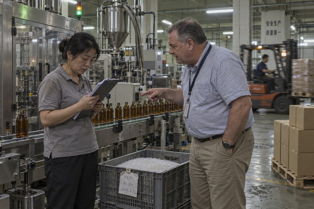 Guide to asking PET bottle suppliers about raw material sourcing and batch traceability (ID#1)