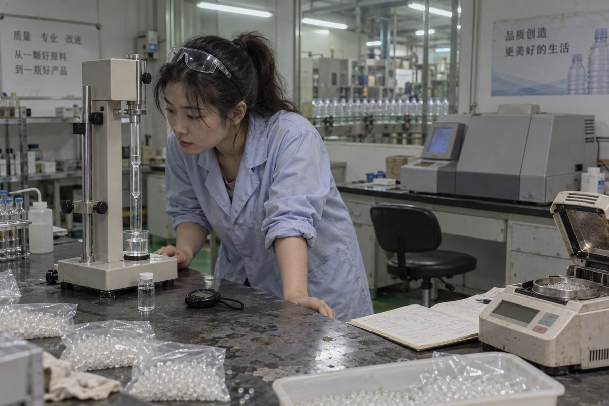 Testing methods for incoming PET bottles to verify material grade matches agreed specification (ID#3)