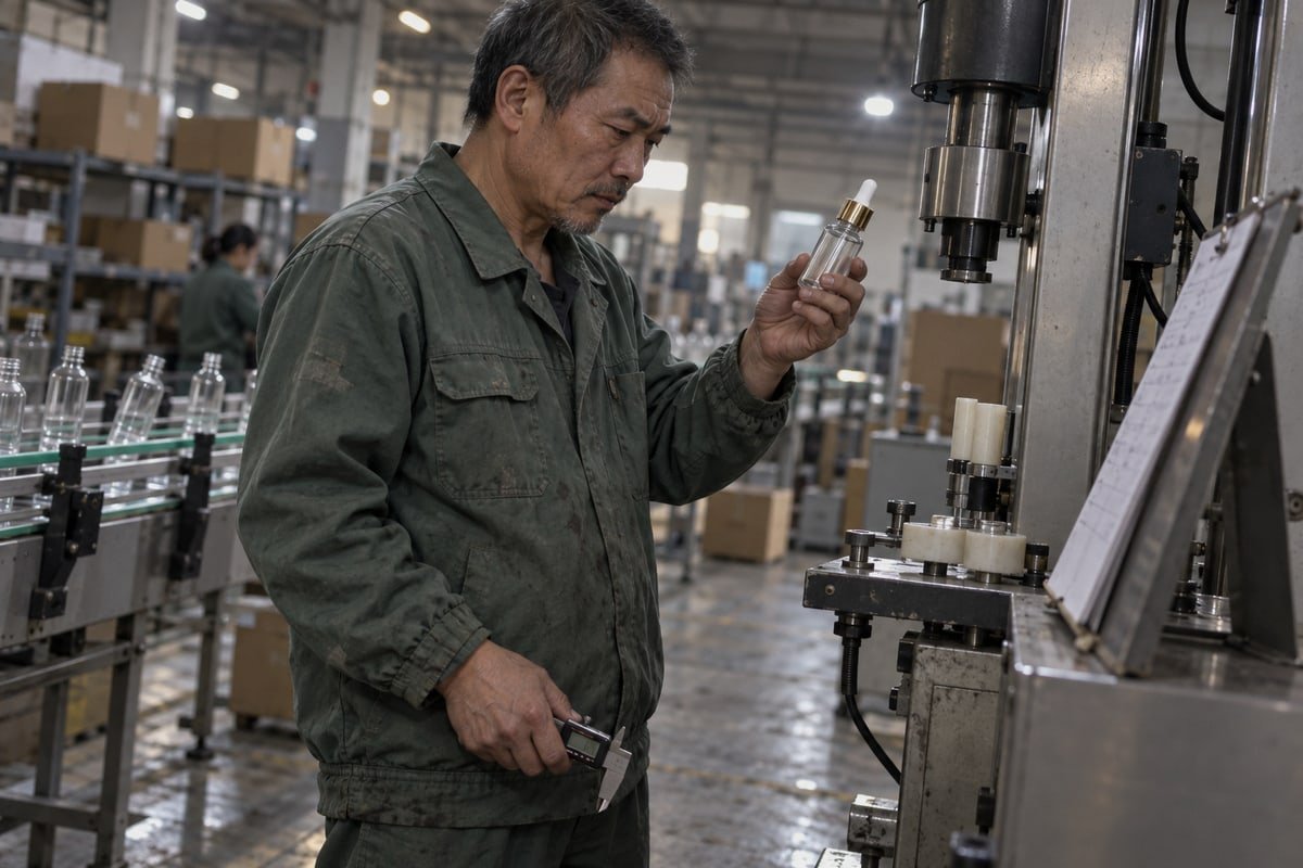 Filling Line Compatibility PET bottle neck finish dimensions and conveyor compatibility testing procedures (ID#3)